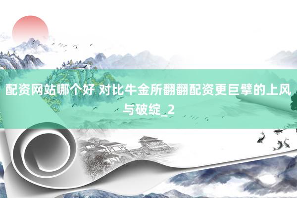 配资网站哪个好 对比牛金所翻翻配资更巨擘的上风与破绽_2
